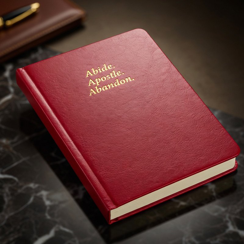 PU leather notebook custom